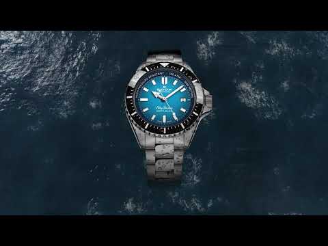 Vyriškas laikrodis Edox Skydiver Neptunian 80120-3NCA-VDN